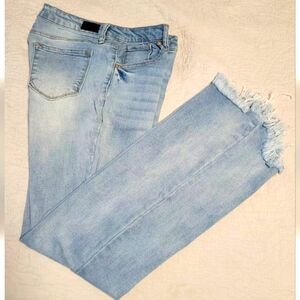 New Black Label C'est Toi Color Light distressed High Rise Flair  9/28